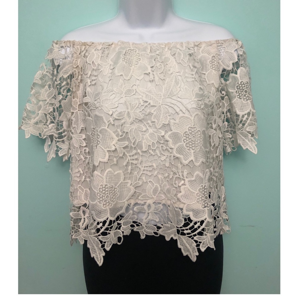 Floral Off the Shoulder Top!